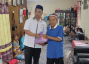 SMSI Barito Selatan Bagikan Paket Sembako Kepada Warga Kurang Mampu