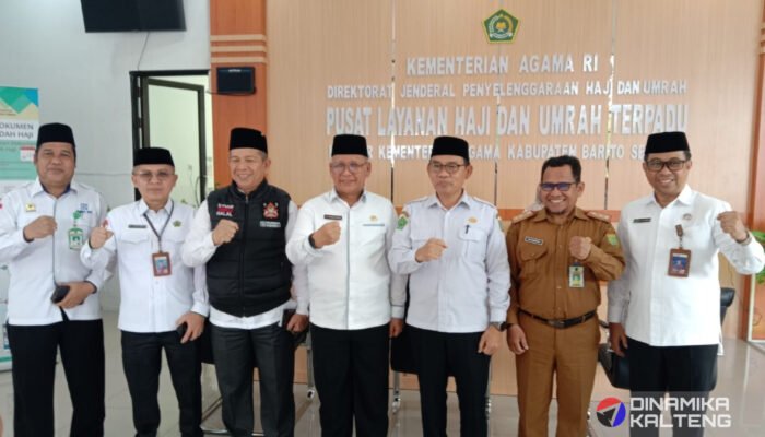 Peresmian Gedung Pelayanan Haji dan Umrah Terpadu di Barito Selatan oleh Kakanwil Kemenag Kalteng