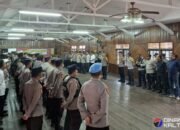 Polres Barsel Gelar Apel Siaga Antisipasi Gangguan Kamtibmas Selama Tahap Kampanye