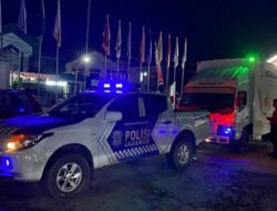 Distribusi Logistik Pilkada 2024 Tiba di KPU Barsel dengan Pengawalan Ketat Polres