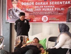 Polres Barsel Gelar Donor Darah Peringati Hari Jadi Humas Polri ke-73