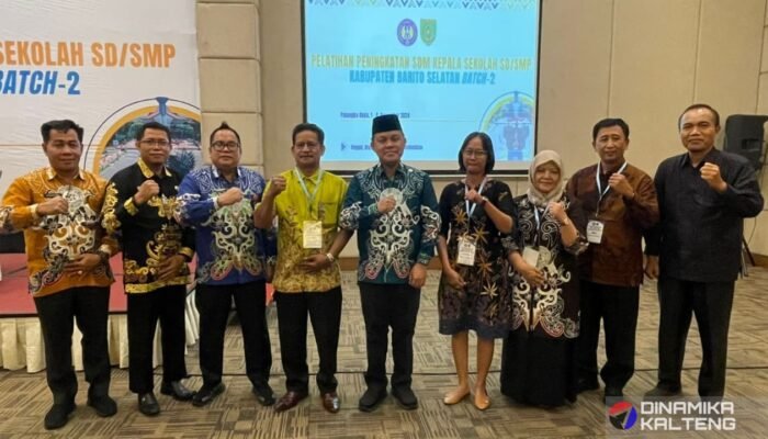 Pj Bupati Barsel Resmi Buka Pelatihan Peningkatan SDM Kepala Sekolah di Palangka Raya