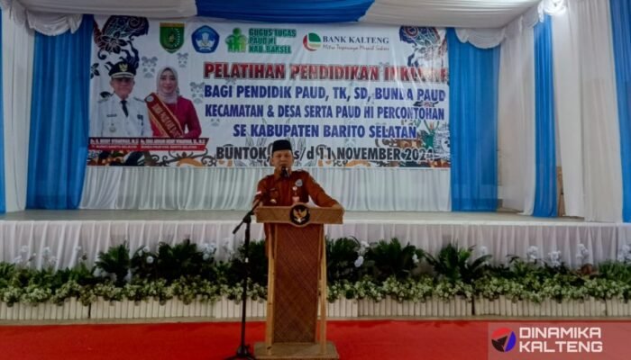Pj Bupati Barito Selatan Buka Pelatihan Pendidikan Inklusif PAUD, TK, dan SD Tahun 2024