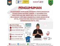 Dukcapil Barsel Buka Layanan di Hari Libur untuk Sukseskan Pilkada Serentak 2024