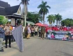 Pj Bupati Barsel Resmi Melepas Parade Natal 2024