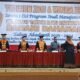 Proses wisuda Yudisium XVIII dan Wisuda XV Program Studi Manajemen STIE Dahani Dahanai di Gedung Jaro Pirarahan(foto: DINAMIKA KALTENG/akhmad madani)