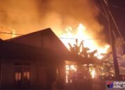 Puluhan Bangunan di Pasar Terowongan Buntok Hangus Terbakar pada Rabu Dini Hari