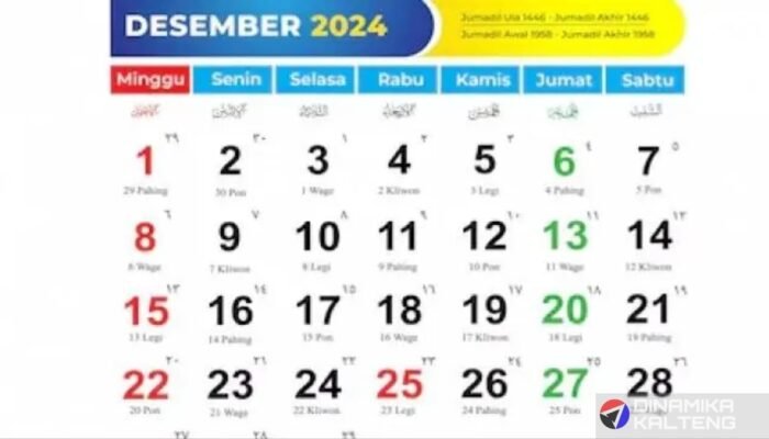 Ini Jadwal Libur Nataru 2024/2025 Berdasarkan SKB 3 Menteri