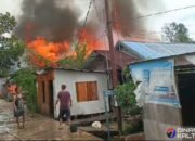 Enam Rumah di Desa Mabuan Ludes Dilalap Api
