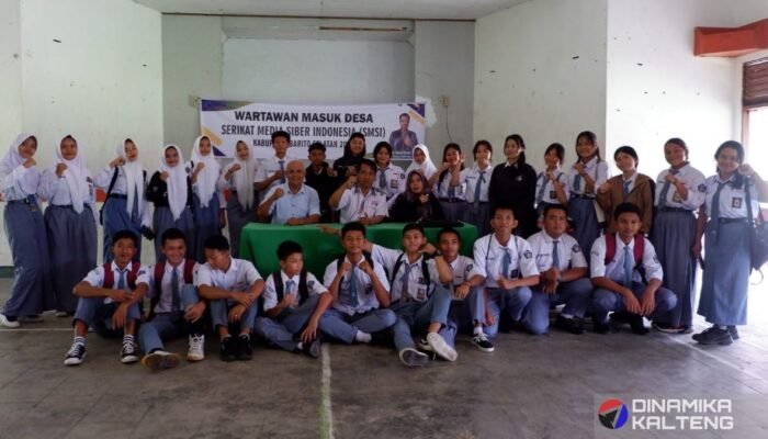 Pelajar SMKN 2 Sababilah Ikuti Pelatihan Jurnalistik SMSI Barsel