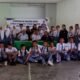 Para pelajar SMKN 2 Sababilah, Kabupaten Barito Selatan, bersama pemateri dari SMSI Barsel berfoto bersama usai mengikuti Pelatihan Jurnalistik (foto: DINAMIKA KALTENG/akhmad