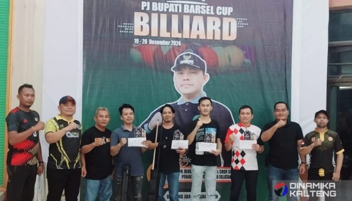 Pj Bupati Barsel Cup Billiard, Barsel Tuan Rumah Berhasil Gelar Kejuaraan