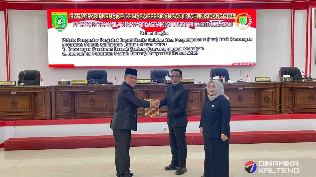 Rapat Paripurna ke-12 Masa Persidangan II Tahun 2025. (foto: DINAMIKA KALTENG/mas)