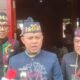 PJ Bupati Deddy Winarwan memberikan keterangan pers usai meresmikan Rumah Adat Barito Selatan. (foto: DINAMIKA KALTENG/mas)