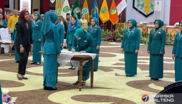 Hj Permanasari Eddy Raya Samsuri Resmi Menjabat Sebagai Ketua TP PKK dan Pembina Posyandu Barsel