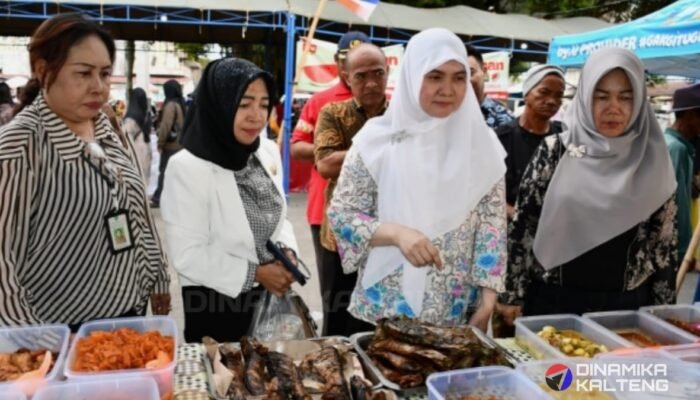 Ketua TP PKK Barsel Kunjungi Pasar Ramadhan