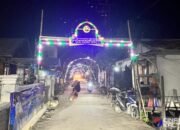 Kecamatan Karau Kuala Bermandikan Cahaya Berwarna-warni