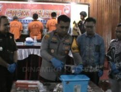 Polres Barsel Ungkap Tiga Kasus Narkoba, Amankan 49,47 Gram Sabu