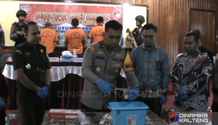 Polres Barsel Ungkap Tiga Kasus Narkoba, Amankan 49,47 Gram Sabu