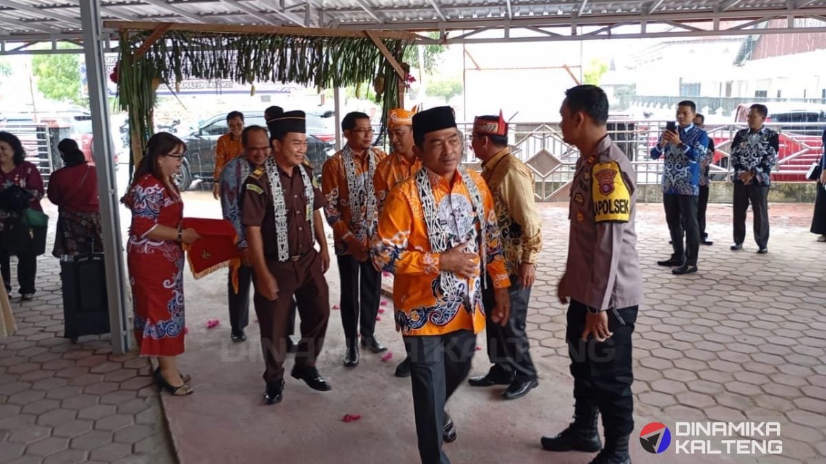 Penyambutan Wakil Bupati Khristianto Yudha dalam Musrenbang Dusun Selatan.