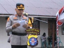 Guyuran Hujan Warnai Apel Gelar Pasukan Ketupat Telabang 2025 Polres Barsel