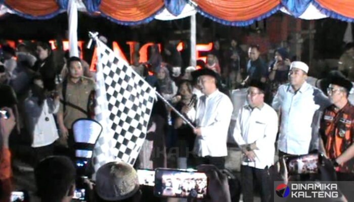 Bupati Eddy Raya Samsuri Melepas Lomba Tanglong