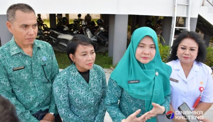 Ketua TP PKK Barsel membuka Pasar Penyeimbang