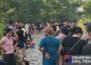 Jalan Barito Raya Jadi Tempat Wisata Dadakan Akibat Banjir