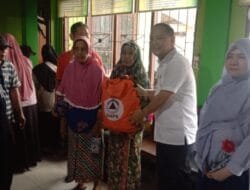 Bupati Eddy Raya Salurkan Bantuan untuk Warga Terdampak Banjir di Desa Pamait