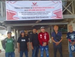 Grib Jaya Kalteng Pasang Spanduk Hentikan Sementara Operasional PT BAP