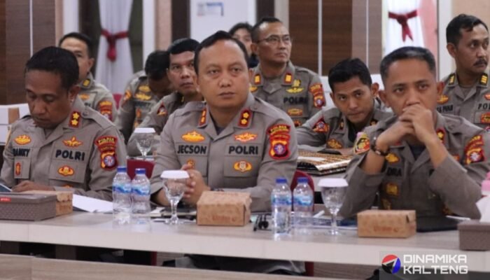 Kapolres Barito Selatan Ikuti Gelar Operasional TW I 2025 di Polda Kalteng