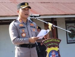 Kapolres Barsel Pimpin Apel Gabungan Jaga Kamtibmas di Hari Buruh