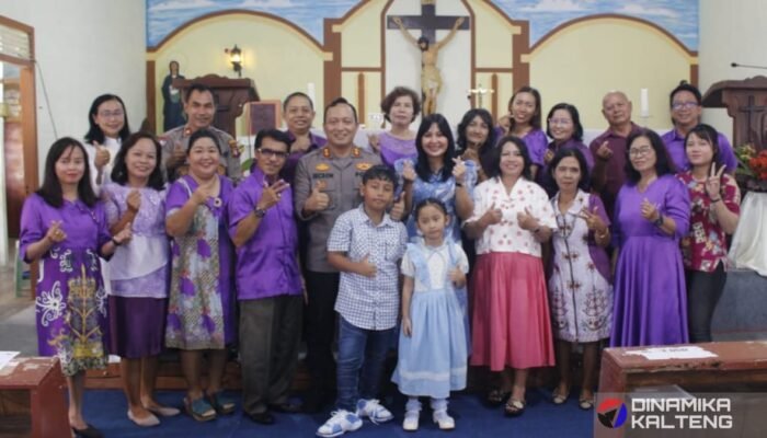 Pelaksanaan Minggu Kasih, Kapolres Barsel Ajak Jemaat Jaga Kamtibmas di Bumi Dahani Dahanai Tuntung Tulus