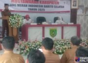 Bupati Barsel Hadiri Pelantikan Ketua dan Jajaran Pengurus PMI Barsel Masa Bhakti 2025–2030