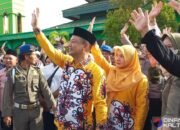 129 Jemaah Haji Barsel Dilepas Bupati Eddy Raya Samsuri