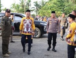 Kapolres Barsel Pimpin Langsung Pengamanan Pemberangkatan Jemaah Haji 2025