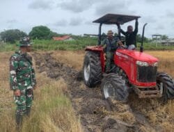 Sukseskan Hanpangan, TMMD ke-124 Ubah Lahan Tidur Jadi Lahan Produktif di Barito Selatan