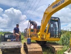 Demi Kelancaran Pekerjaan, BBM dan Perawatan Alat Berat Rutin Diperhatikan