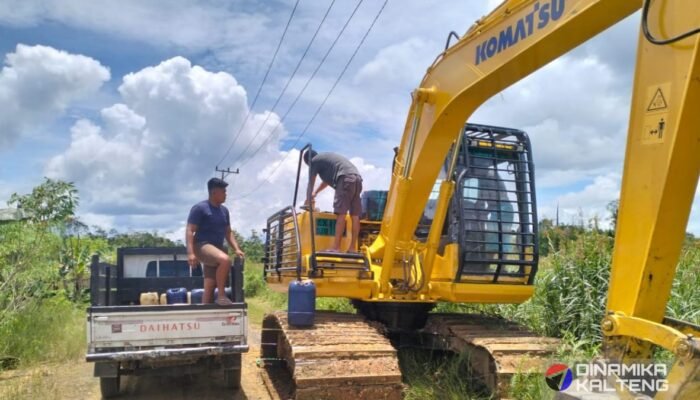 Demi Kelancaran Pekerjaan, BBM dan Perawatan Alat Berat Rutin Diperhatikan