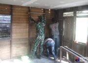 Perehaban RTLH di Desa Talio Dikebut, Satgas TMMD dan Warga Kompak Bekerja Sama