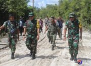 TNI AD Tinjau Progres TMMD ke-124 di Barito Selatan: Fokus Bangun Jalan dan Rehabilitasi Sekolah