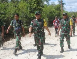 Tim Wasev TNI AD Tinjau Langsung Pelaksanaan TMMD ke-124 di Kodim 1012/Buntok