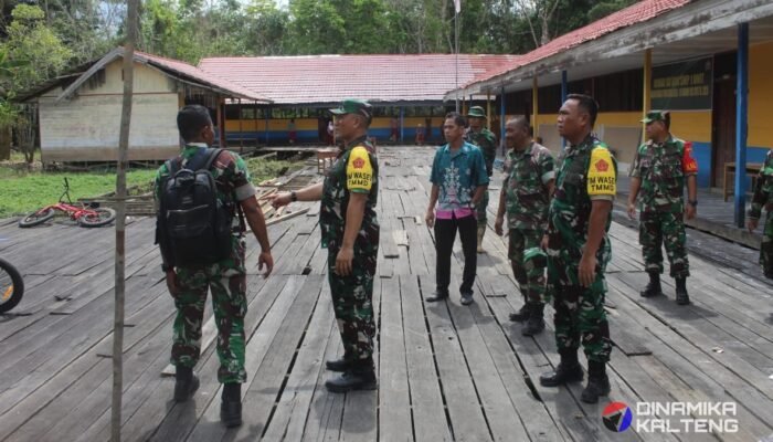 Tim Wasev TNI AD Tinjau TMMD ke-124 di Kodim 1012/Buntok, Fokus Pembangunan Jalan dan Rehabilitasi Sekolah