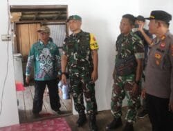 Tim Wasev Mabesad Tinjau Progres RTLH TMMD ke-124 Kodim 1012/Buntok di Barito Selatan