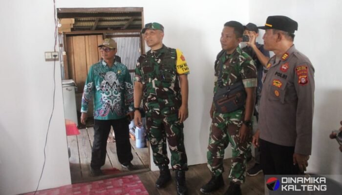 Tim Wasev Mabesad Tinjau Progres RTLH TMMD ke-124 Kodim 1012/Buntok di Barito Selatan