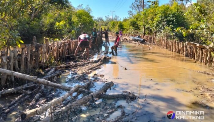Satgas TMMD Ke-124 Hadapi Tantangan Medan, Pembangunan Jalan di Desa Talio Tetap Berlanjut