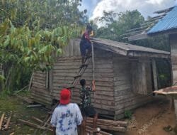 Satgas TMMD Reguler ke-124 Wujudkan Hunian Layak Bagi Warga Kurang Mampu di Barito Selatan