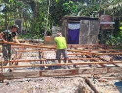 Harapan Baru di Barito Selatan, Satgas TMMD Kodim 1012/Buntok Bedah Rumah Warga