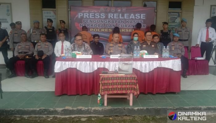 Polres Barsel Ungkap Kasus Narkoba dan Curanmor, Sabu 37,72 Gram Diamankan