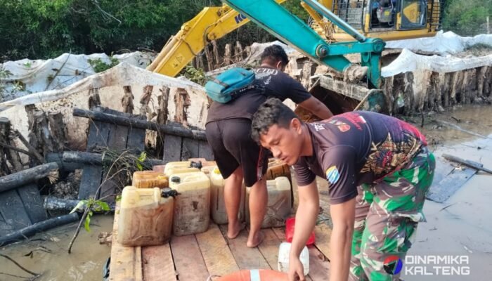 BBM Alat Berat Jadi Perhatian Utama Satgas TMMD Ke-124 Kodim 1012/Buntok di Barito Selatan